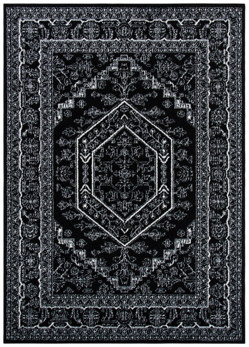 Safavieh Adirondack Adr108Z Black/Ivory Rug.