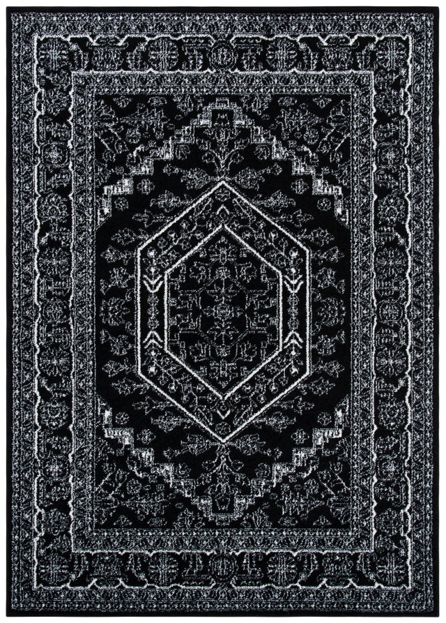 Safavieh Adirondack Adr108Z Black/Ivory Rug.