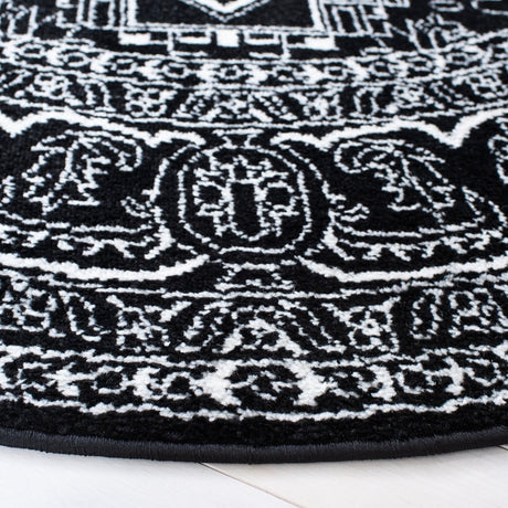 Safavieh Adirondack Adr108Z Black/Ivory Rug.