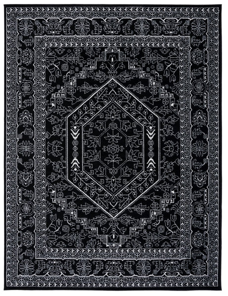 Safavieh Adirondack Adr108Z Black/Ivory Rug.