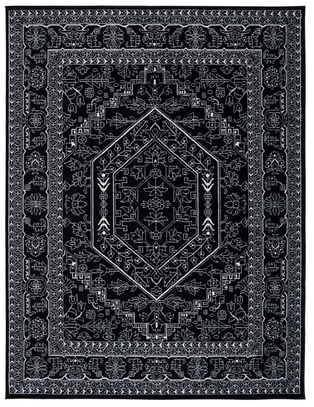 Safavieh Adirondack Adr108Z Black/Ivory Rug.