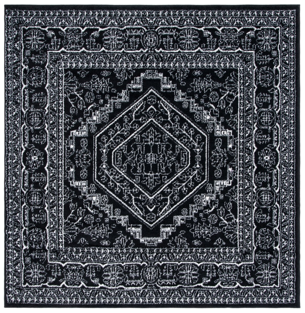 Safavieh Adirondack Adr108Z Black/Ivory Rug.