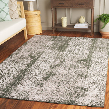 Safavieh Adirondack Adr111Y Dark Green/Ivory Rug.