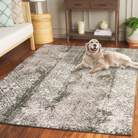Safavieh Adirondack Adr111Y Dark Green/Ivory Rug.