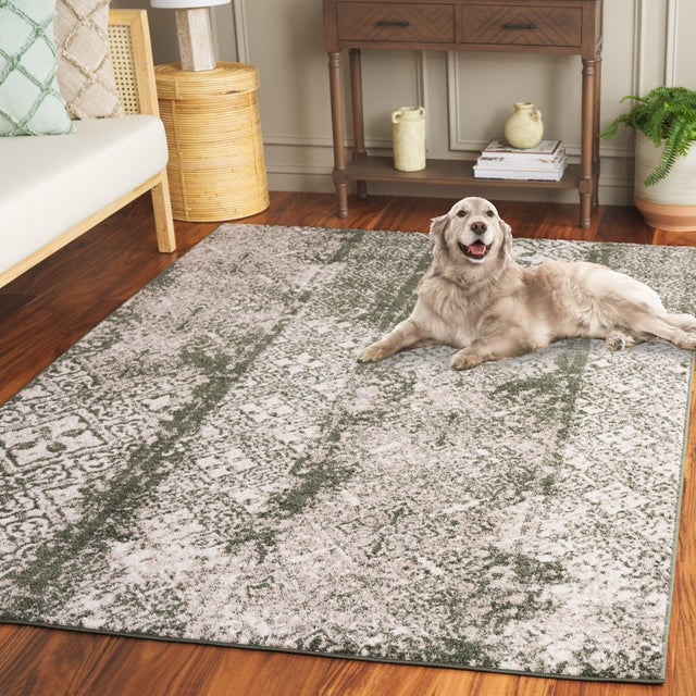 Safavieh Adirondack Adr111Y Dark Green/Ivory Rug.