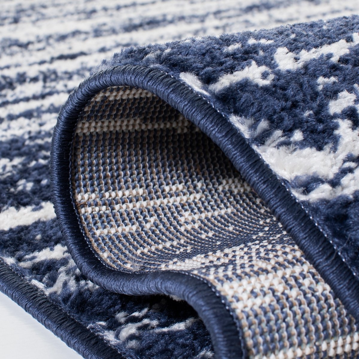 Safavieh Adirondack Adr113N Navy/Ivory Rug.