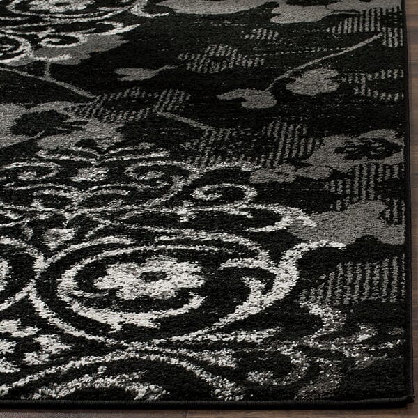 Safavieh Adirondack Adr114A Black/Silver Rug.