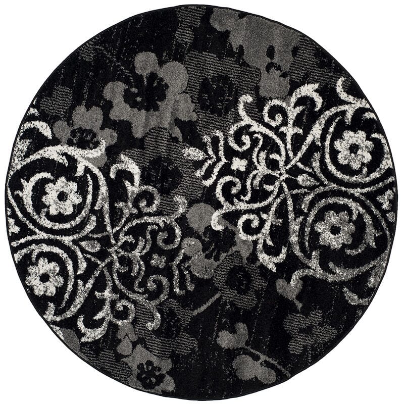 Safavieh Adirondack Adr114A Black/Silver Rug.