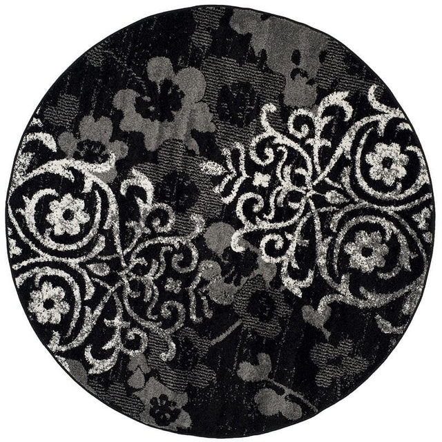Safavieh Adirondack Adr114A Black/Silver Rug.