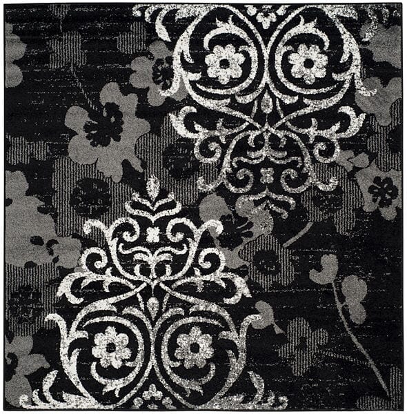 Safavieh Adirondack Adr114A Black/Silver Rug.