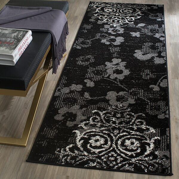 Safavieh Adirondack Adr114A Black/Silver Rug.