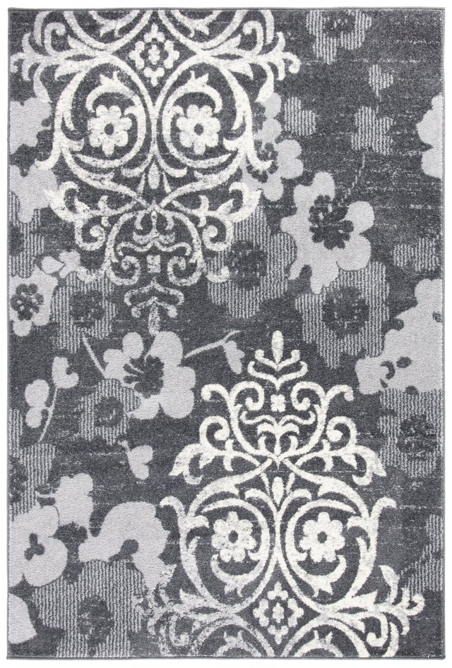 Safavieh Adirondack Adr114H Charcoal/Ivory Rug.