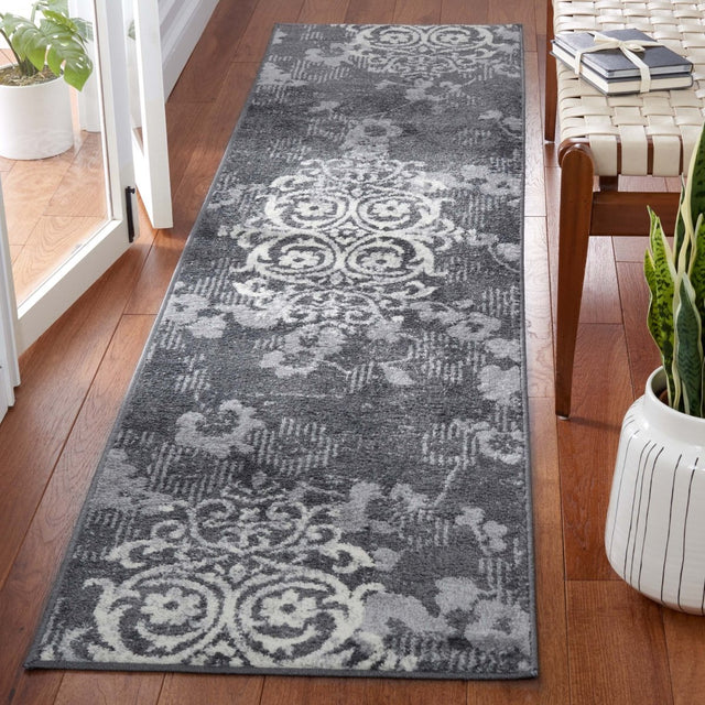 Safavieh Adirondack Adr114H Charcoal/Ivory Rug.