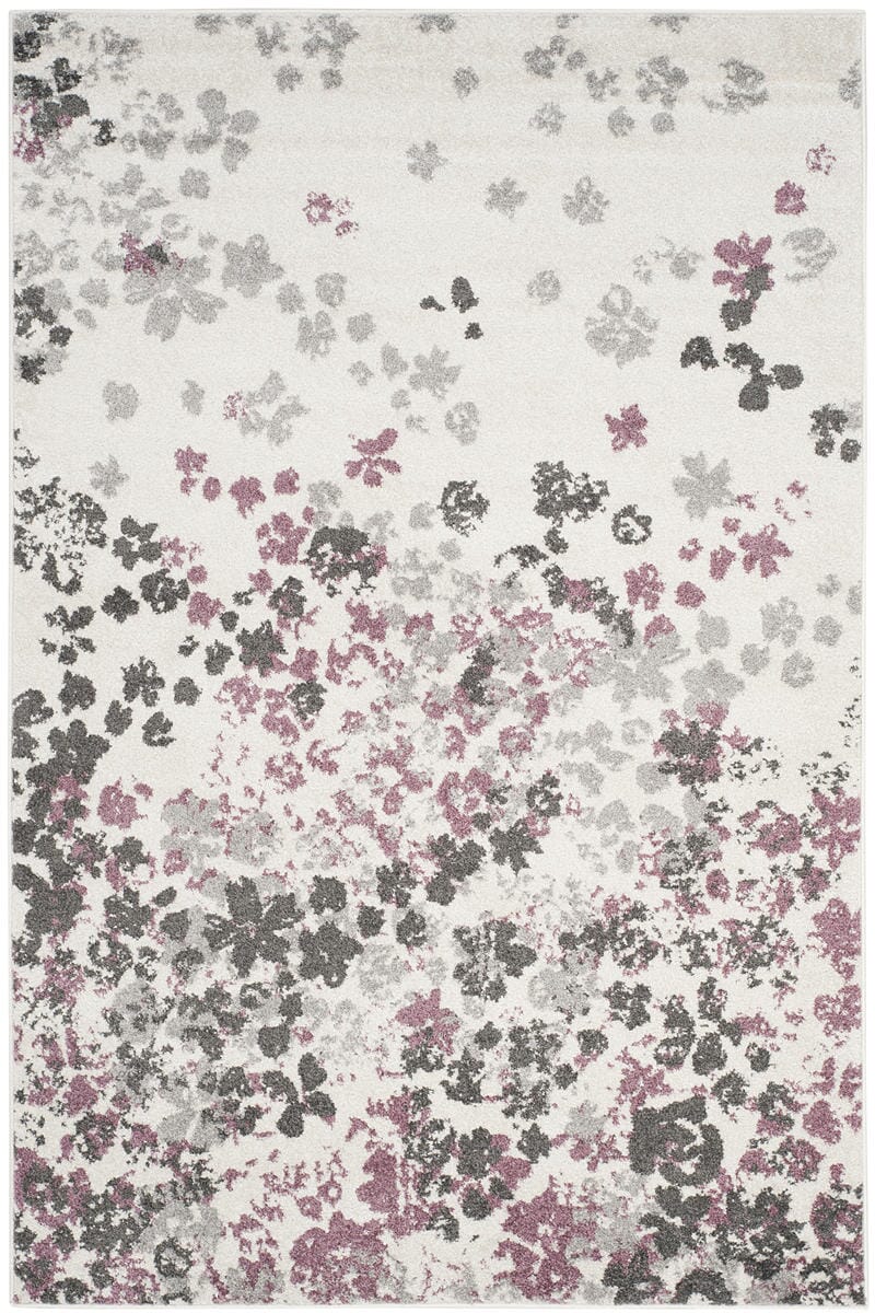 Safavieh Adirondack Adr115L Ivory / Purple Rugs.