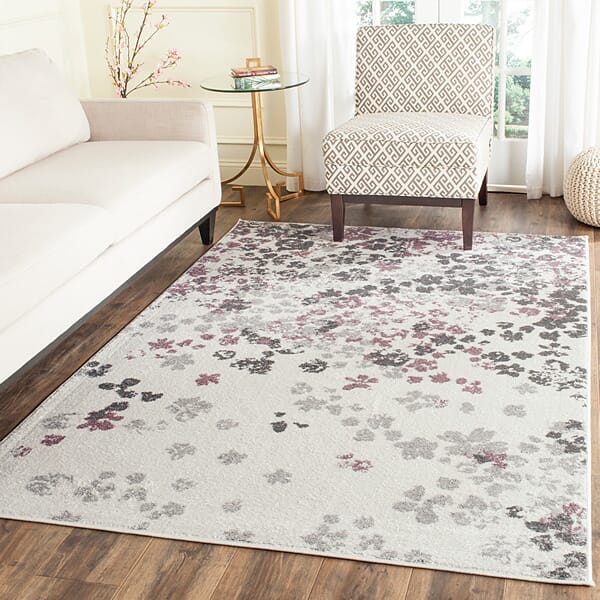 Safavieh Adirondack Adr115L Ivory / Purple Rugs.