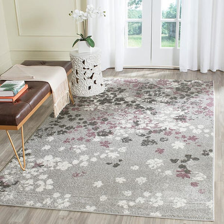 Safavieh Adirondack Adr115M Light Grey / Purple Rugs.