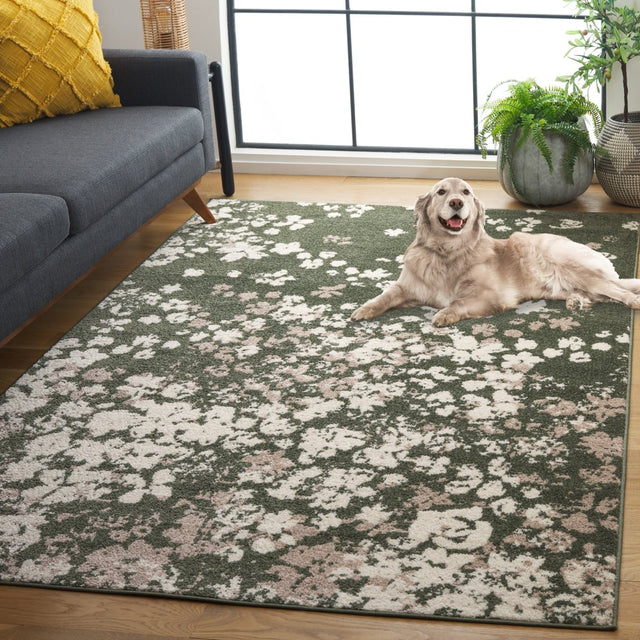 Safavieh Adirondack Adr115Y Dark Green/Ivory Rug.
