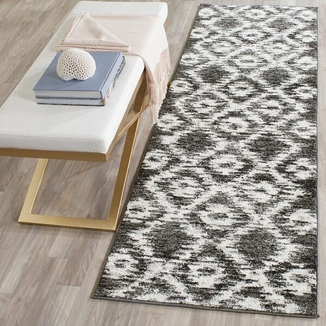 Safavieh Adirondack Adr118R Charcoal / Ivory Rugs.