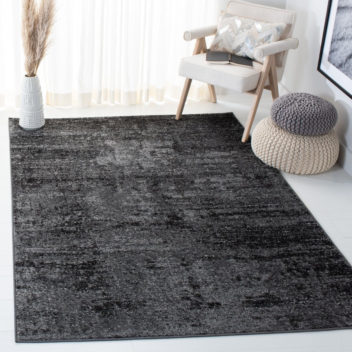Safavieh Adirondack Adr130A Black/Ivory Rugs.