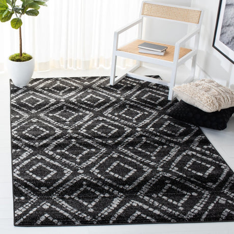 Safavieh Adirondack Adr131A Black/Ivory Rug.