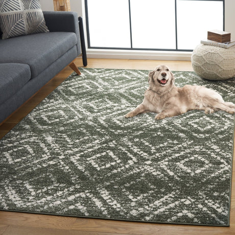 Safavieh Adirondack Adr131E Dark Green/Ivory Rug.