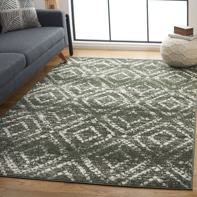 Safavieh Adirondack Adr131E Dark Green/Ivory Rug.