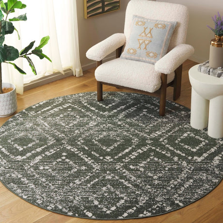 Safavieh Adirondack Adr131E Dark Green/Ivory Rug.