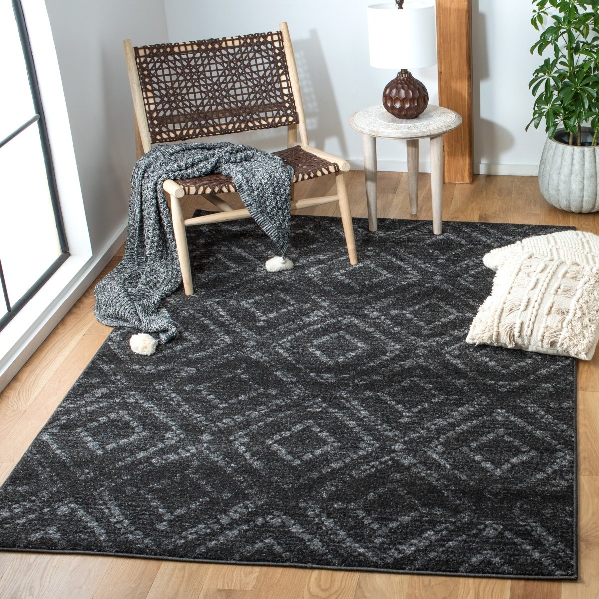Safavieh Adirondack Adr131F Dark Grey/Grey Rug.