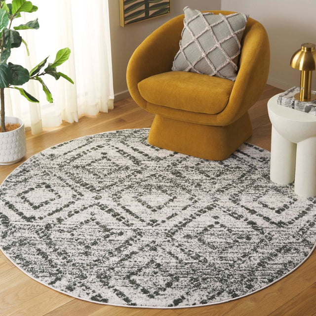Safavieh Adirondack Adr131W Ivory/Dark Green Rug.