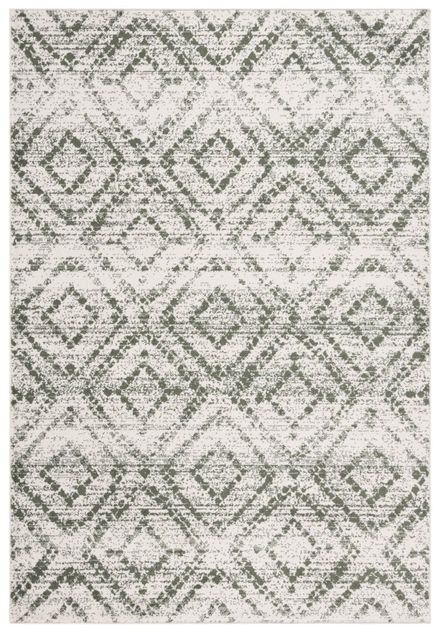 Safavieh Adirondack Adr131W Ivory/Dark Green Rug.