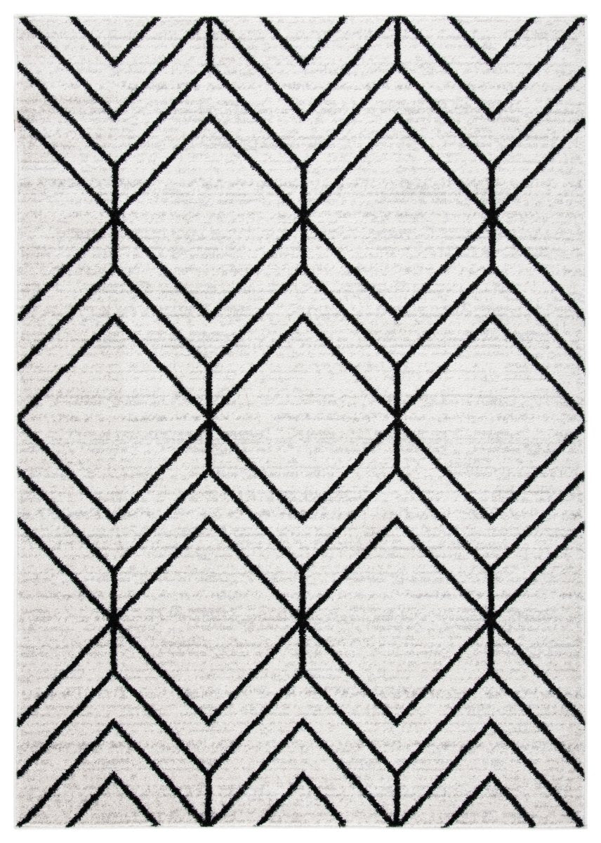 Safavieh Adirondack Adr241F Light Grey/Black Rug.