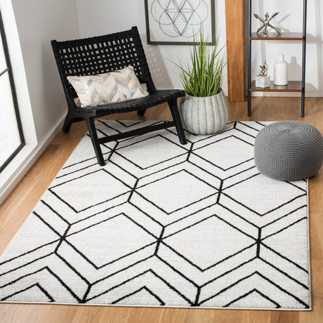 Safavieh Adirondack Adr241F Light Grey/Black Rug.