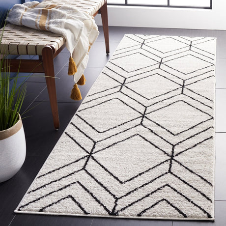 Safavieh Adirondack Adr241F Light Grey/Black Rug.