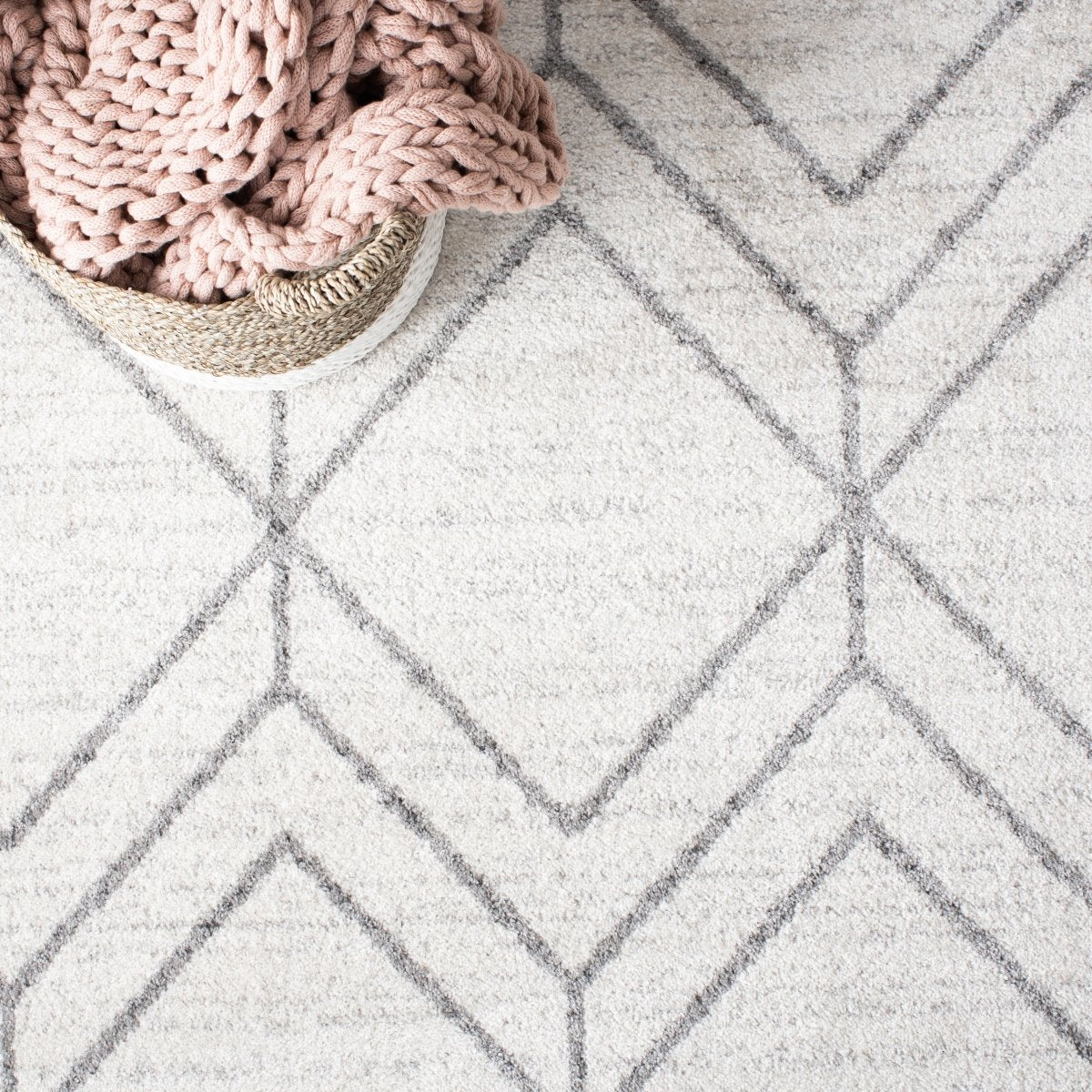 Safavieh Adirondack Adr241G Light Grey/Dark Grey Rug.