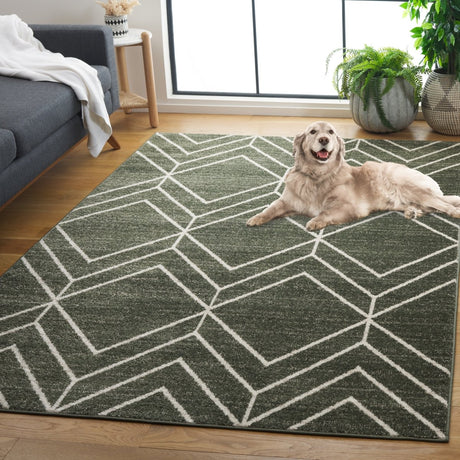 Safavieh Adirondack Adr241X Dark Green/Ivory Rug.