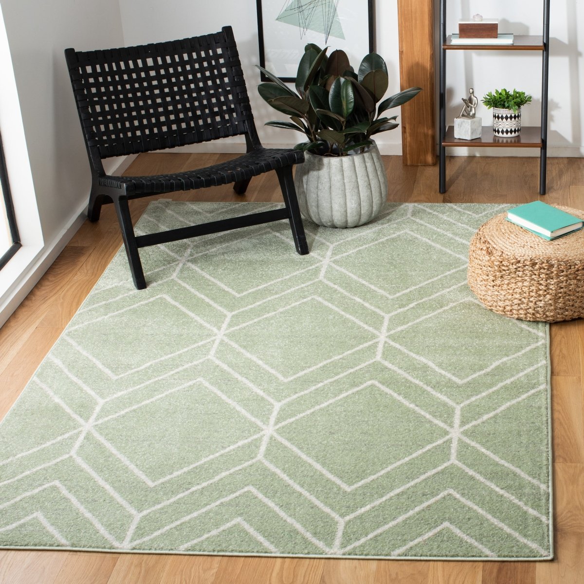 Safavieh Adirondack Adr241Y Sage/Ivory Rug.