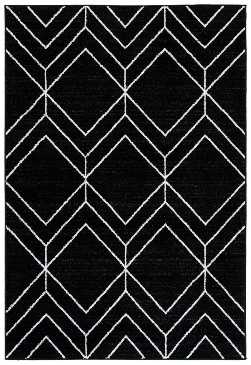 Safavieh Adirondack Adr241Z Black/Ivory Rug.