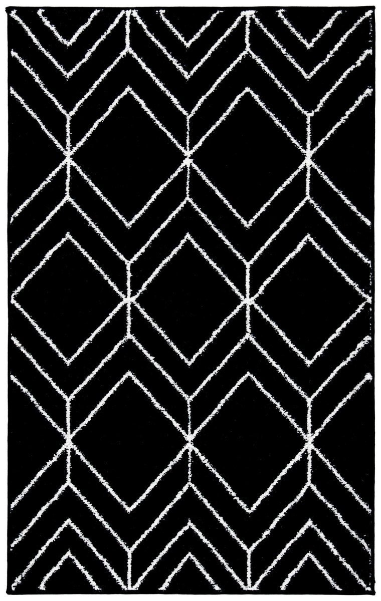 Safavieh Adirondack Adr241Z Black/Ivory Rug.