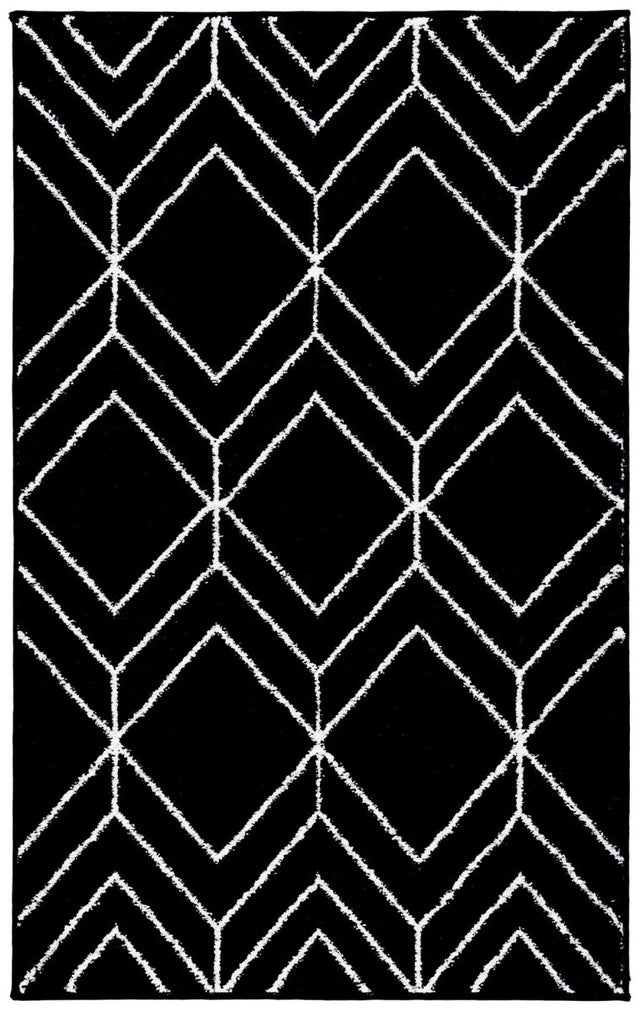 Safavieh Adirondack Adr241Z Black/Ivory Rug.