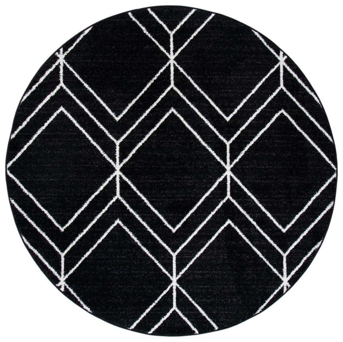 Safavieh Adirondack Adr241Z Black/Ivory Rug.