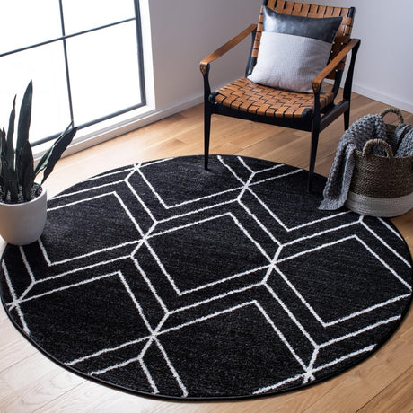 Safavieh Adirondack Adr241Z Black/Ivory Rug.