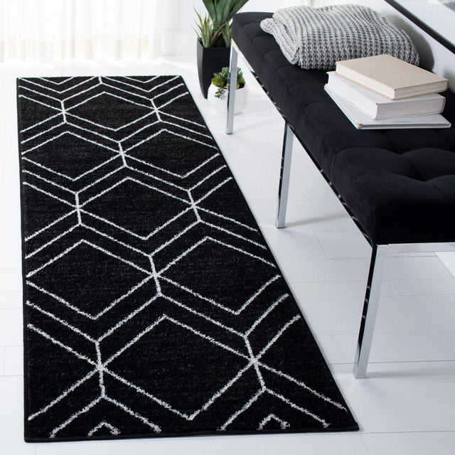 Safavieh Adirondack Adr241Z Black/Ivory Rug.