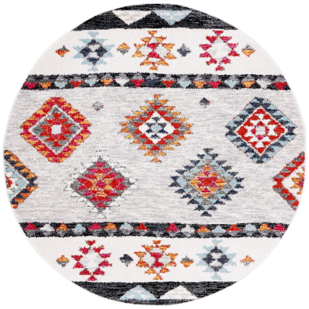 Safavieh Adirondack Adr245F Grey/Red Rugs.