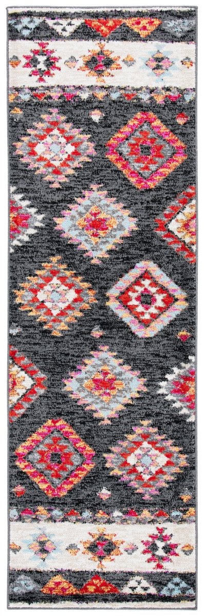 Safavieh Adirondack Adr245Z Black/Red Rugs.