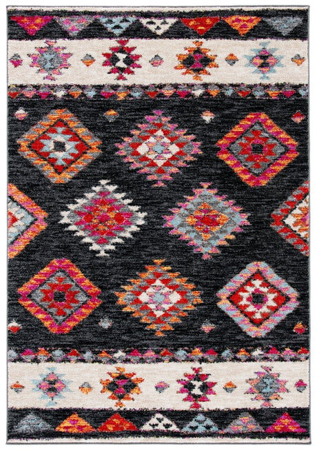 Safavieh Adirondack Adr245Z Black/Red Rugs.