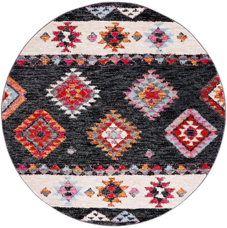 Safavieh Adirondack Adr245Z Black/Red Rugs.