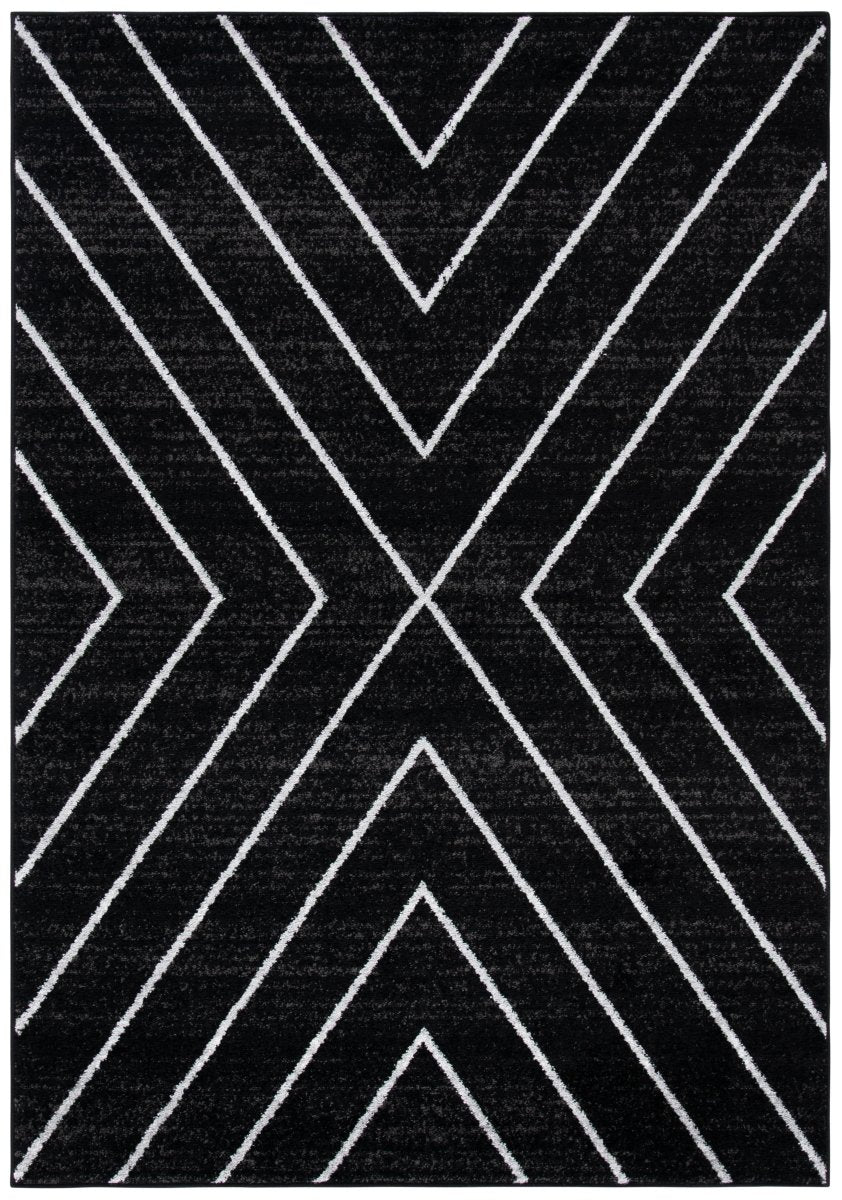 Safavieh Adirondack Adr251F Black/Light Grey Rugs.