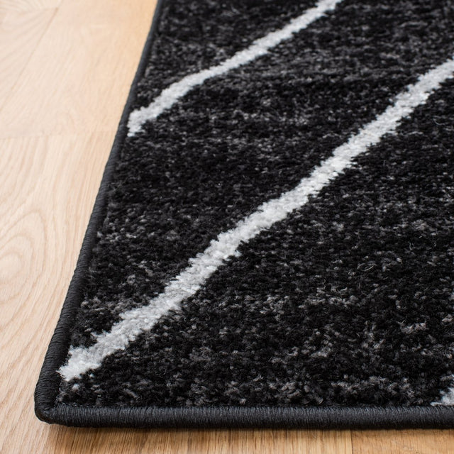 Safavieh Adirondack Adr251F Black/Light Grey Rugs.
