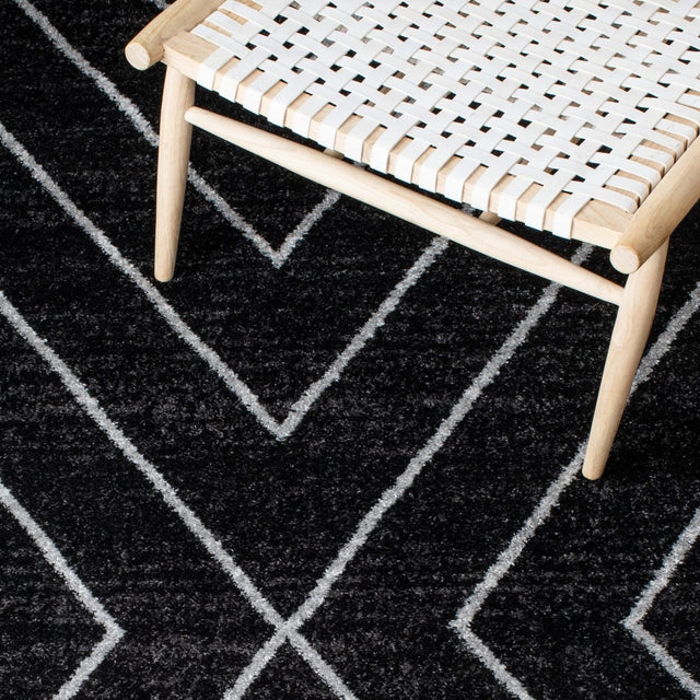 Safavieh Adirondack Adr251F Black/Light Grey Rugs.