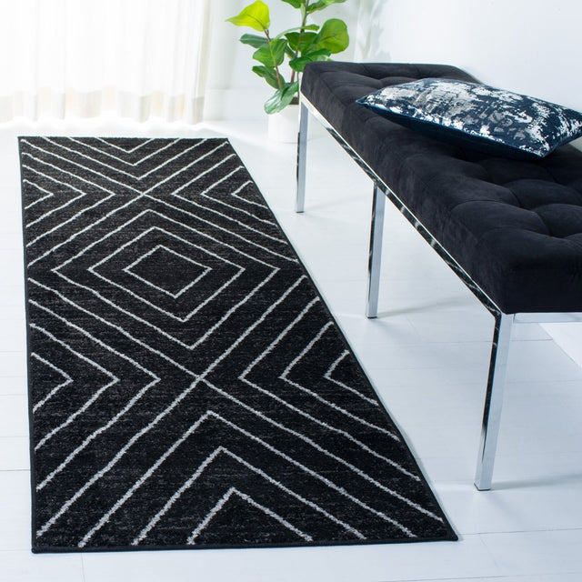 Safavieh Adirondack Adr251F Black/Light Grey Rugs.